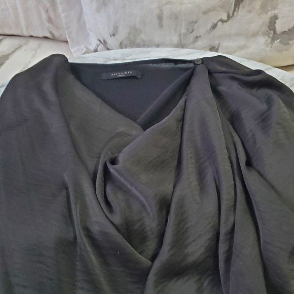 NWOT All Saints 3 Way Erma Cotton Cowl Draped Long Sleeve Sweater - Picture 12 of 12